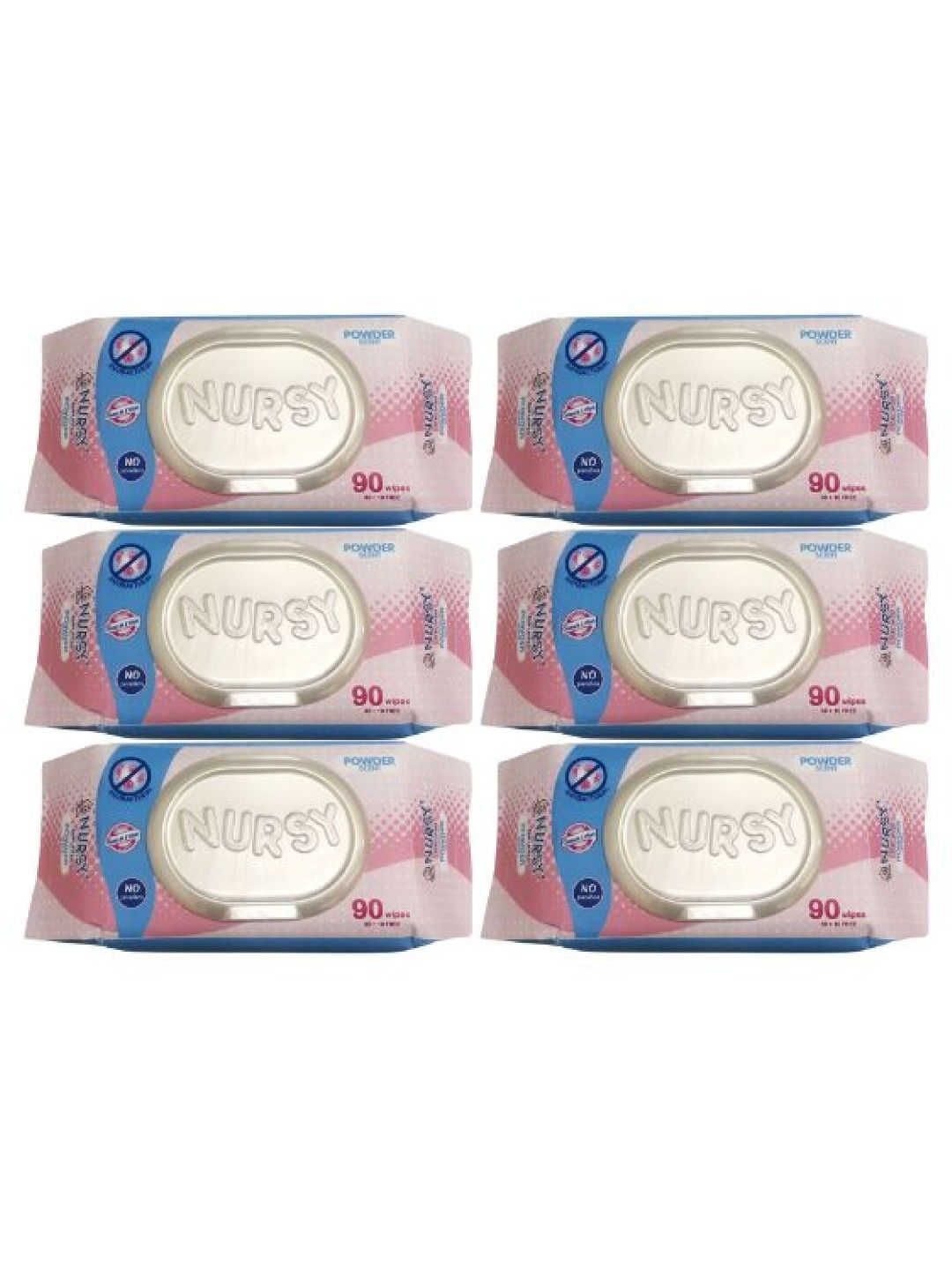 Nursy baby store wipes powder scent